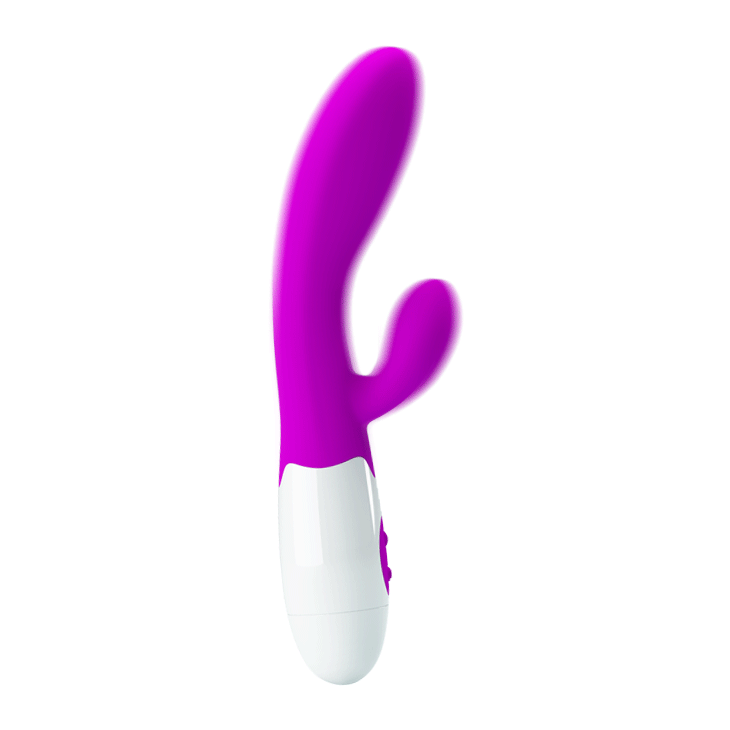 Διπλός Δονητής Σιλικόνης - Alvis Rabbit Vibrator Purple Sex Toys 
